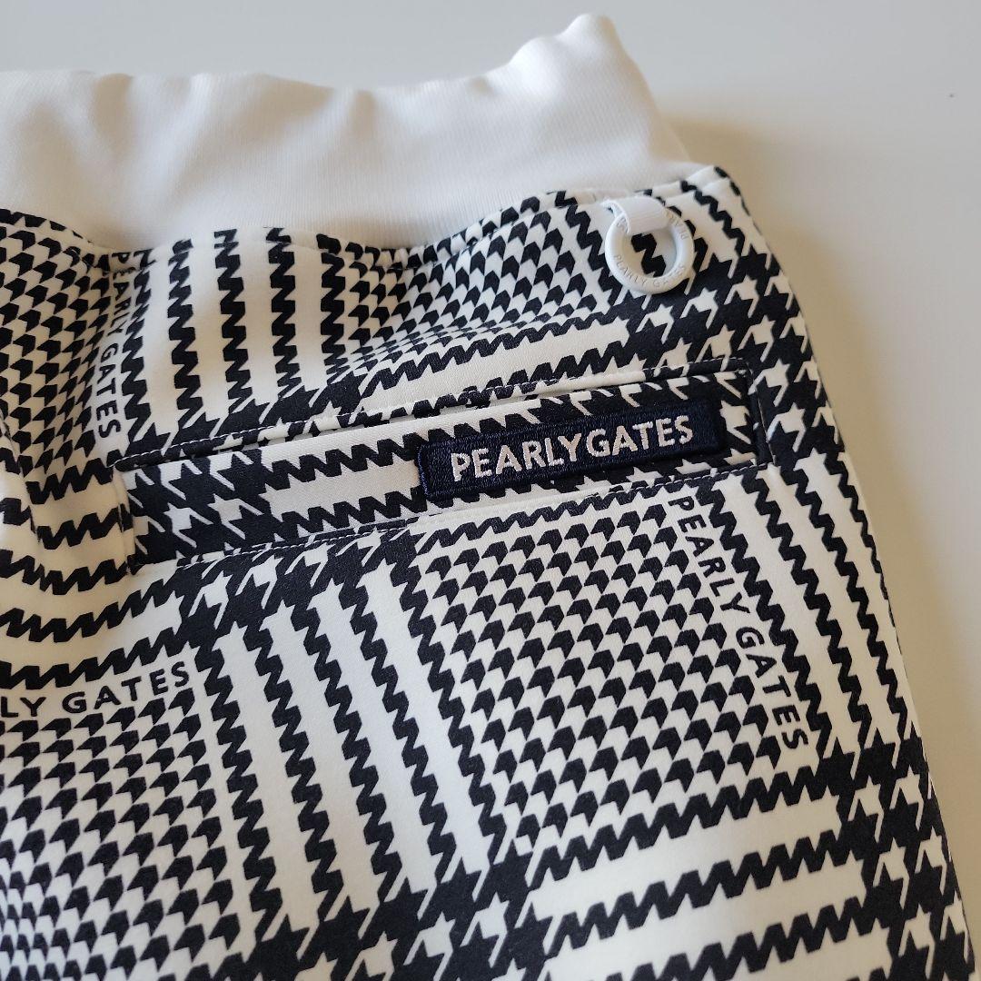 PEARLY GATES チェック柄フード付きセーター