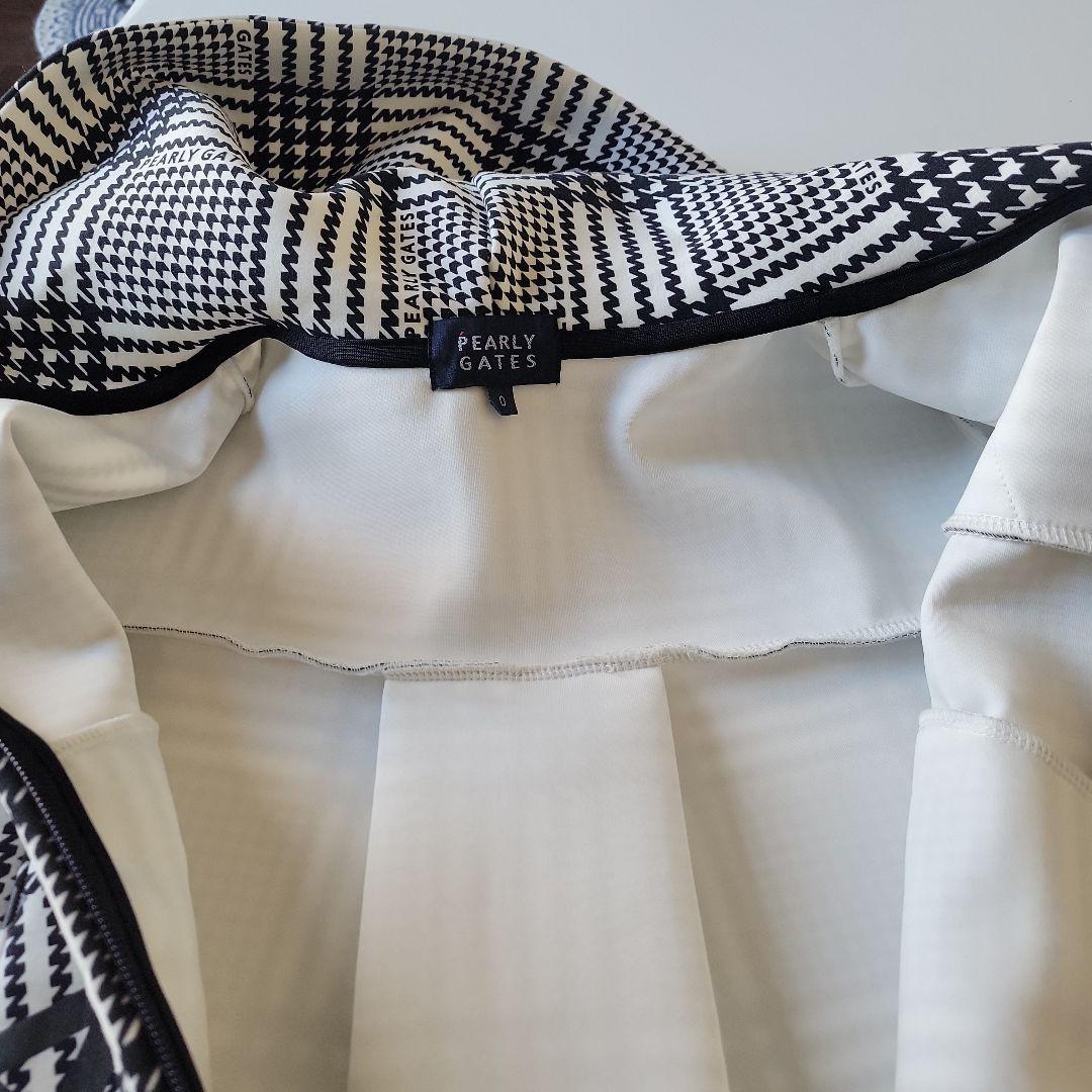 PEARLY GATES チェック柄フード付きセーター