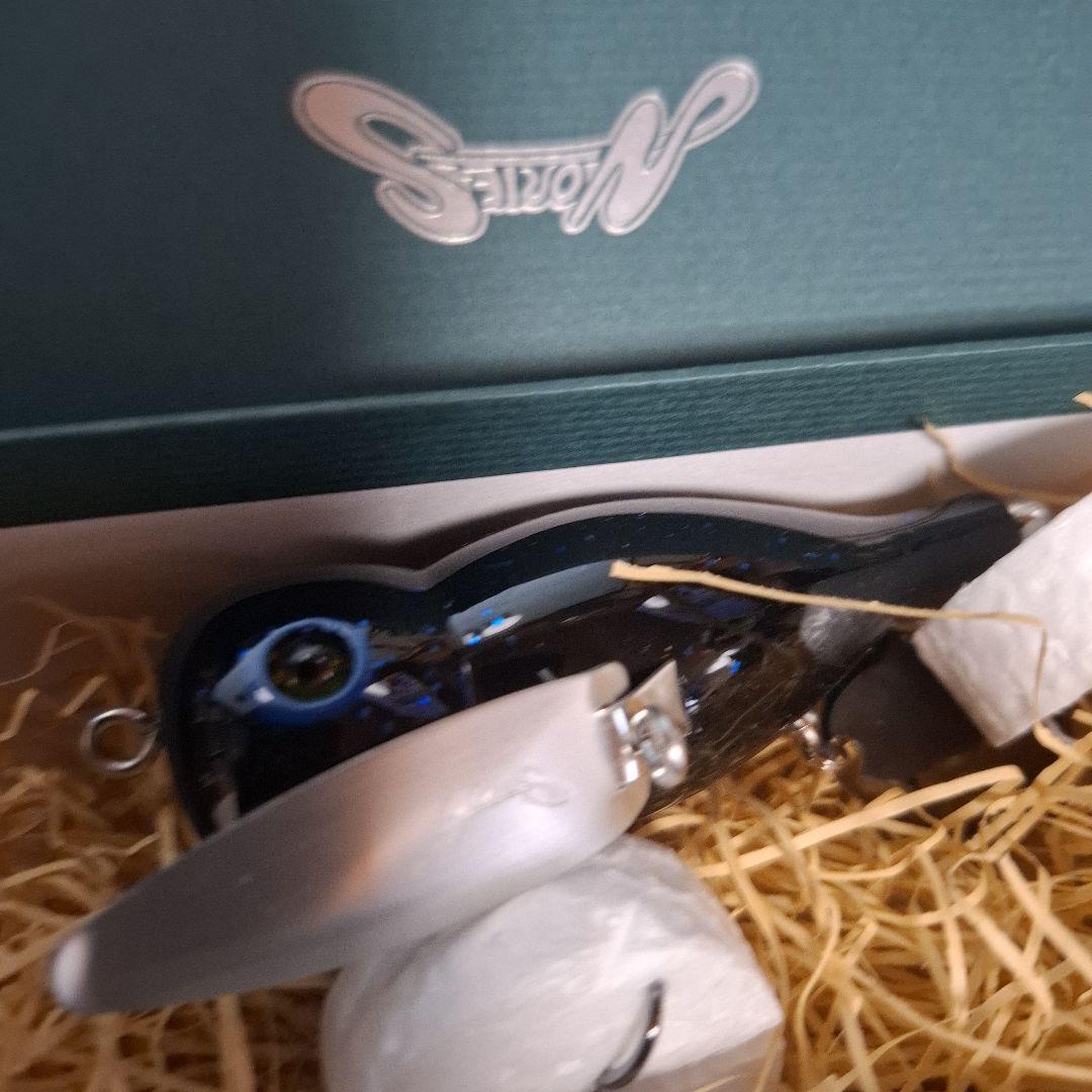 ノリーズ　ウォッシャークローラーフカフカ　ブラック/ブルーフリッター