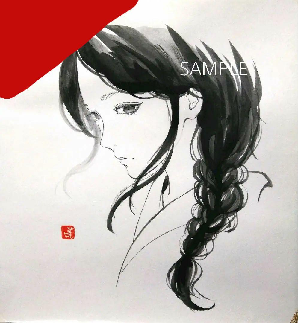 専用　絵画　墨絵　水墨画　ドローイング　和装　美人画　日本画