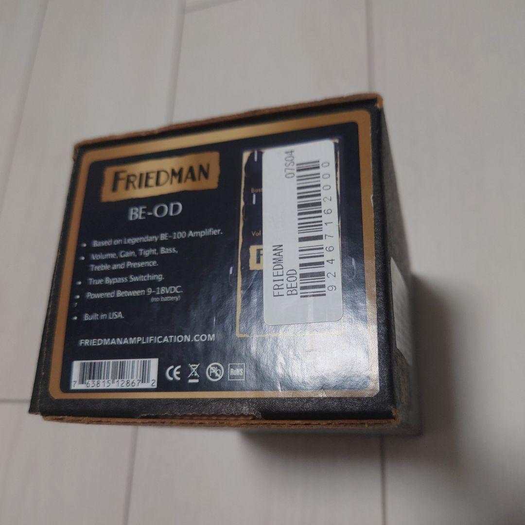 FRIEDMAN BE-OD ディストーション オーバードライブ