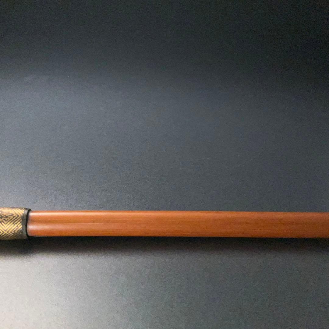 煙管キセル　桐　象嵌　アンティーク　骨董　6R1255お2