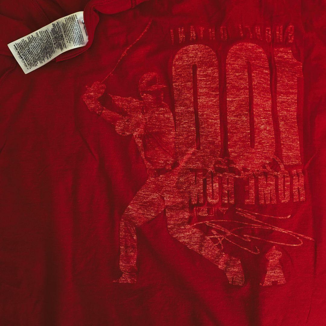 【希少＆タグ付】大谷翔平　Ｌ　MLB通算100号ホームラン記念Ｔシャツ