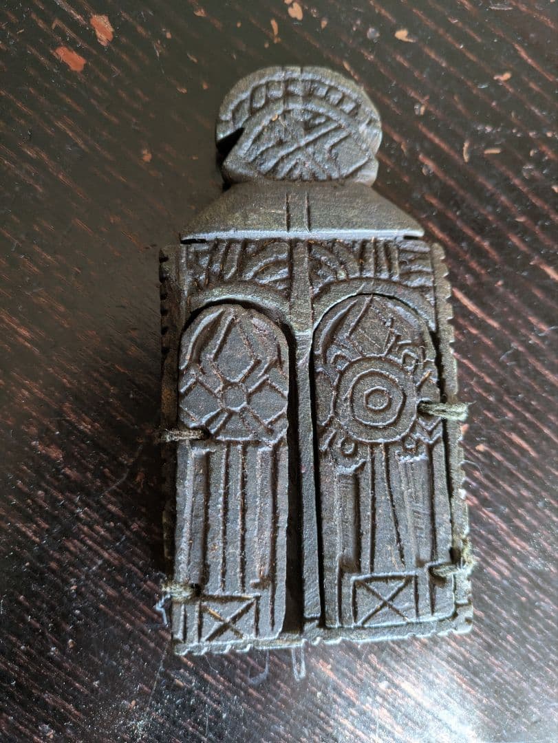 エチオピア正教　イコン　6面 宗教画　キリスト教　石彫刻