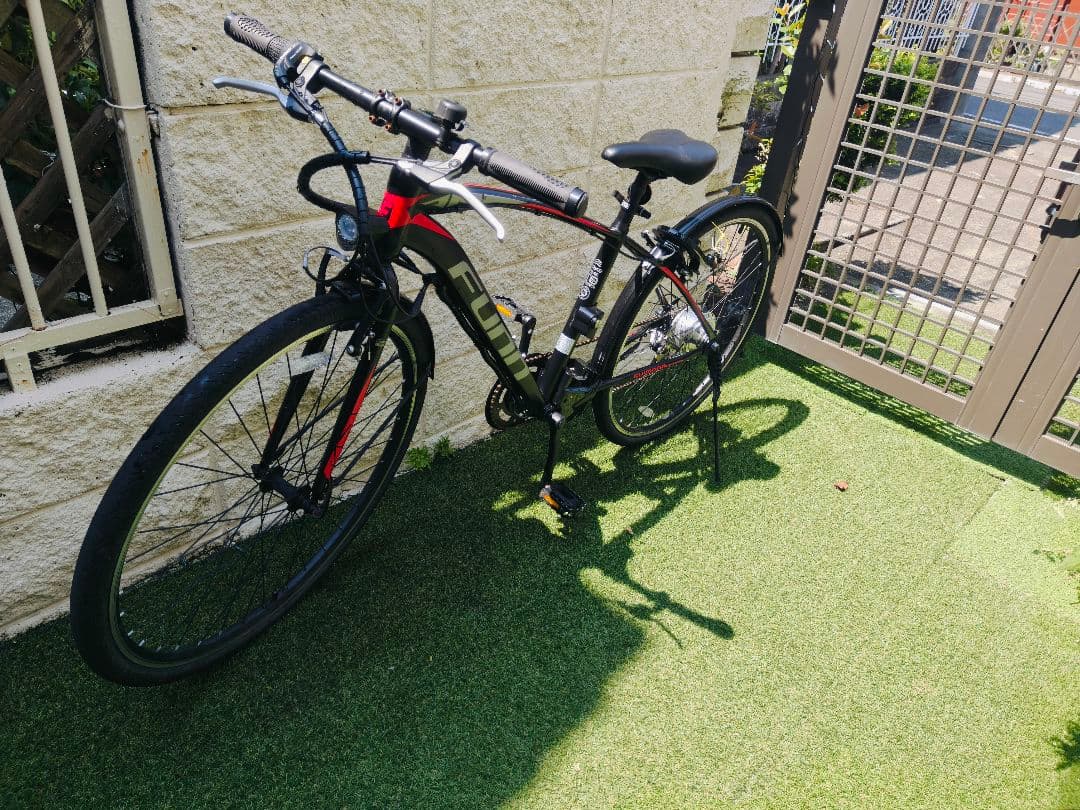 Fujin 電動自転車 26インチ 黒/赤