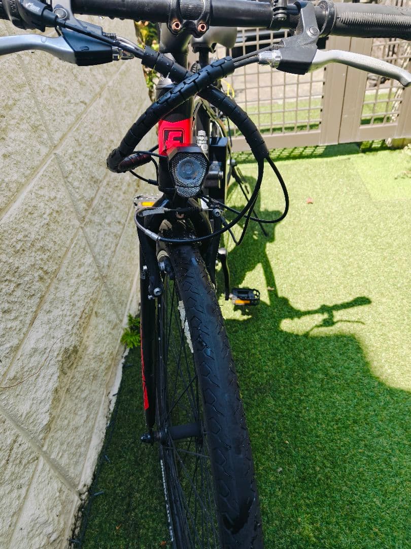 Fujin 電動自転車 26インチ 黒/赤