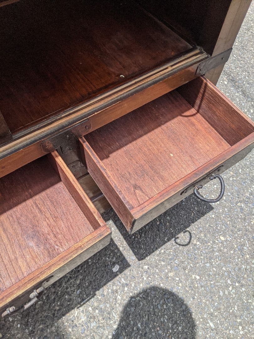 断捨離時代家具　時代箪笥　車箪笥 薬箪笥 和箪笥 アンティーク