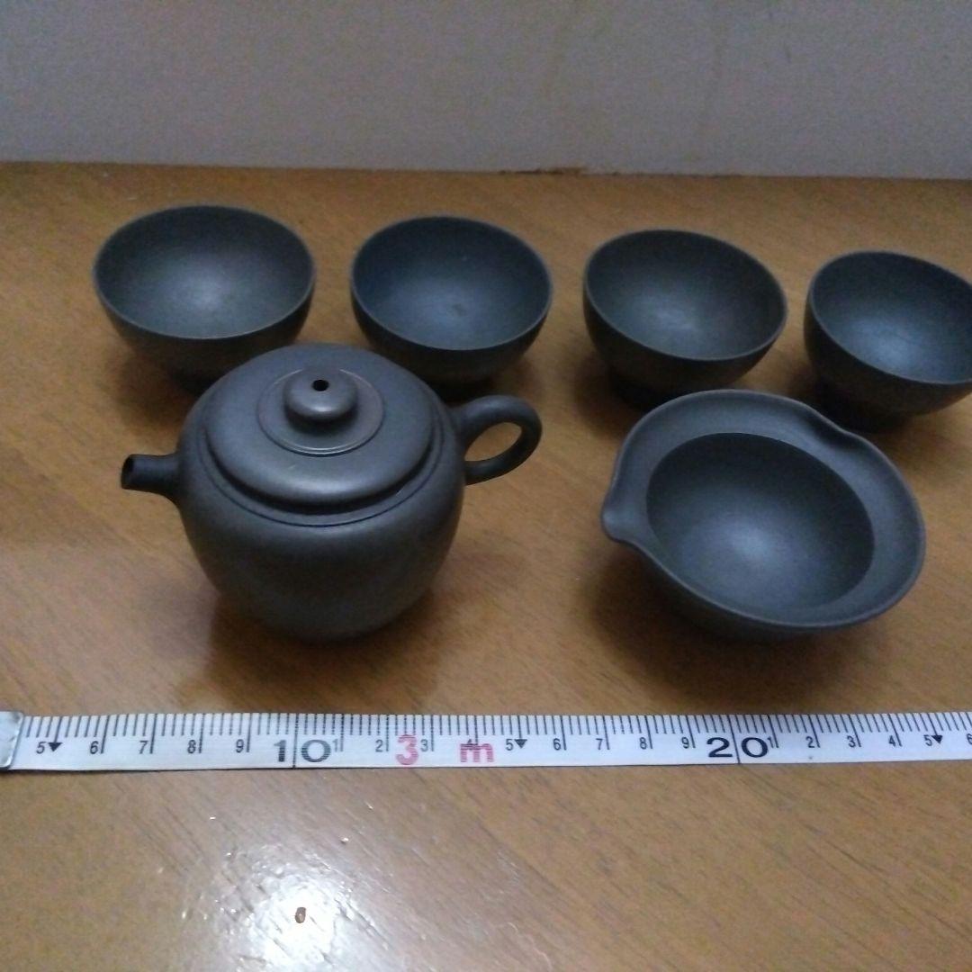 青備前　煎茶道具セット