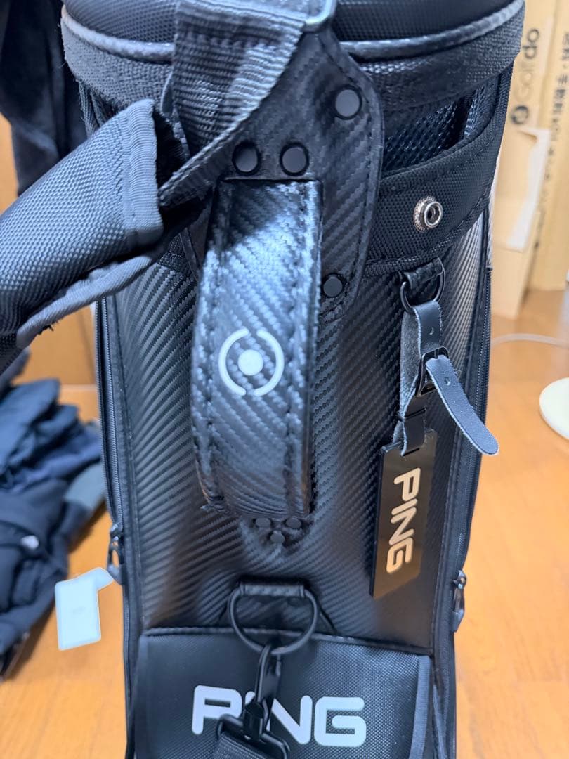 未使用級 PING キャディバッグ 9.5型 TOUR LITE ブラック