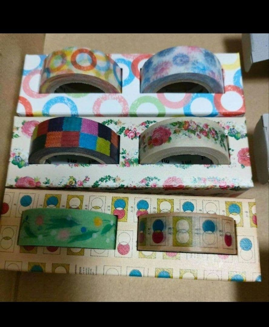 カラフルなマスキングテープ セット