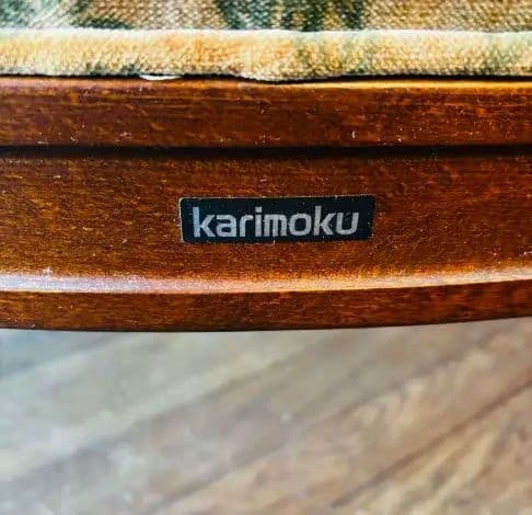 カリモク コロニアル 1人掛け ソファ モケット チェア