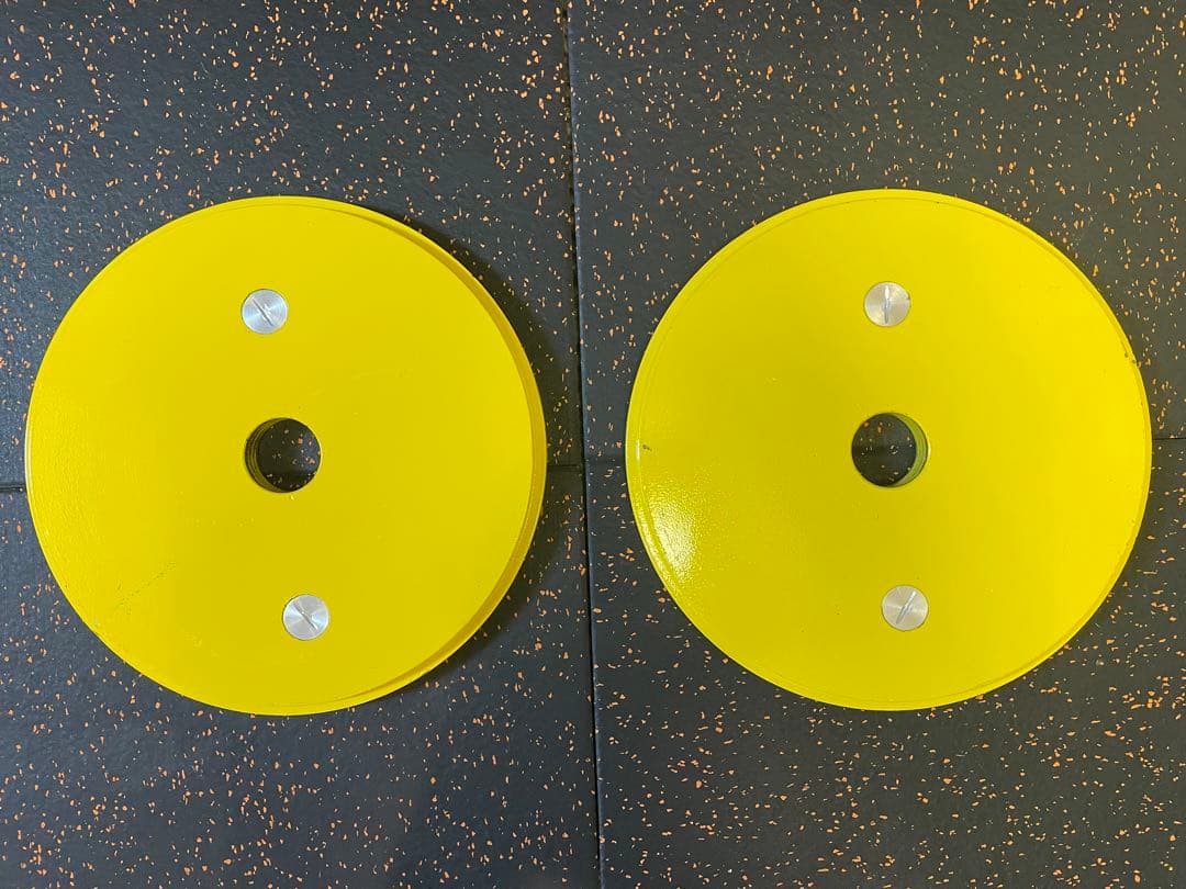 【ウエサカ】パワーリフティング用メタルプレート 90kgセット