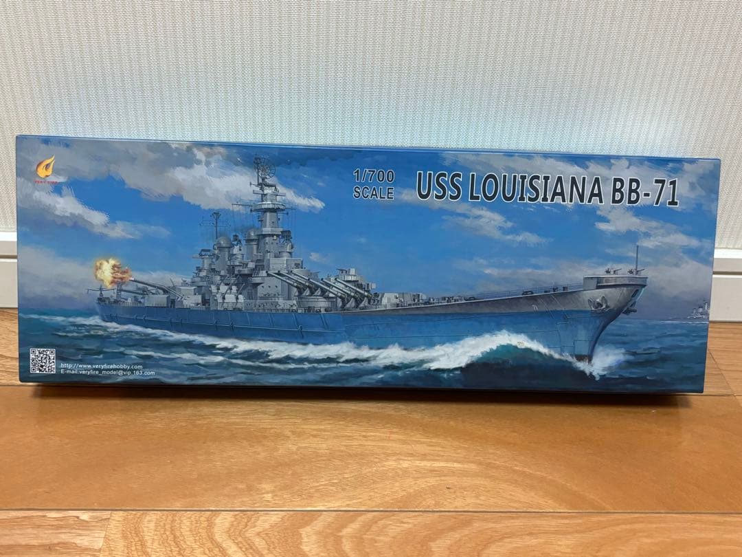 ベリーファイア 1/700 アメリカ海軍 戦艦 BB-71 ルイジニア 訳あり