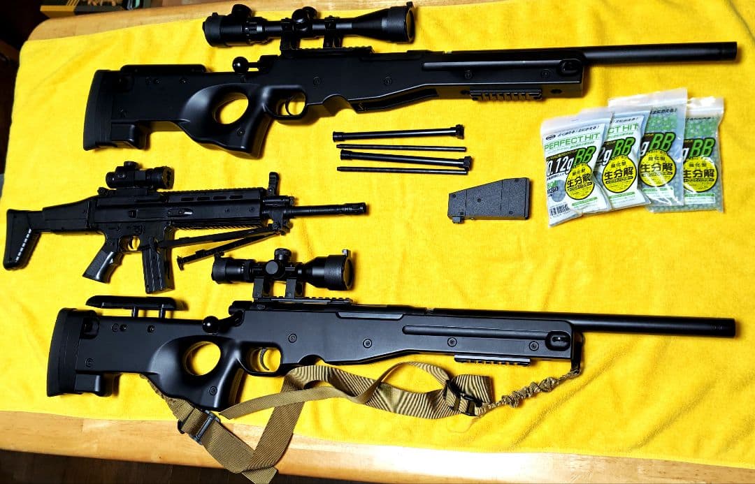 た*し様 ❇️スポーツの秋企画☆10歳以上エアガン♪てんこ盛りのスナイパー銃お得