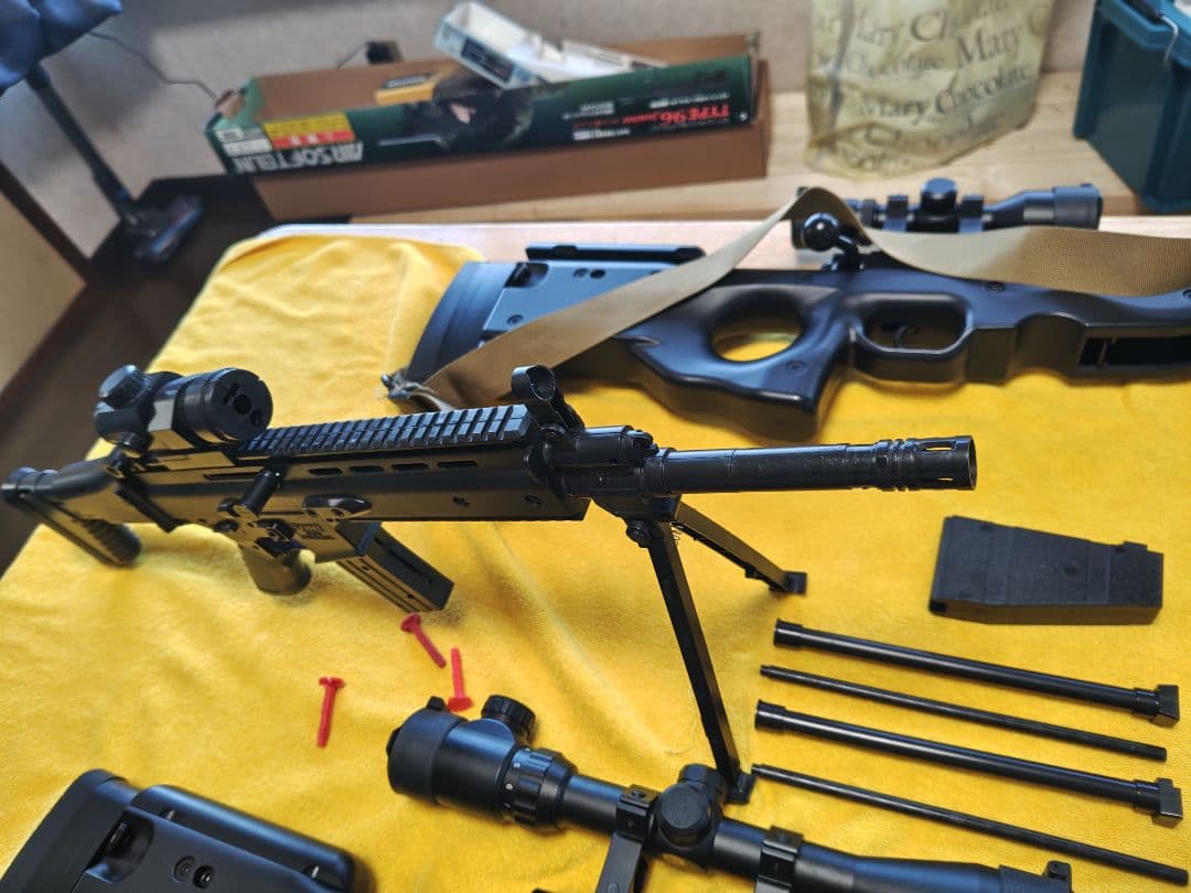 た*し様 ❇️スポーツの秋企画☆10歳以上エアガン♪てんこ盛りのスナイパー銃お得