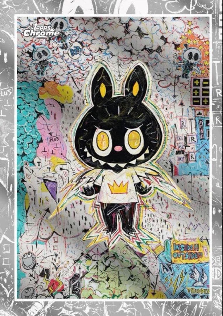topps chrome labubu ラブブ トレカ 新品未開封1箱