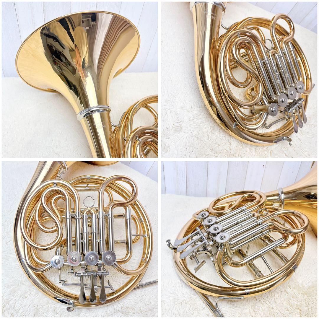 YAMAHA ヤマハ YHR-567GDB フルダブルホルン マウスピース付き