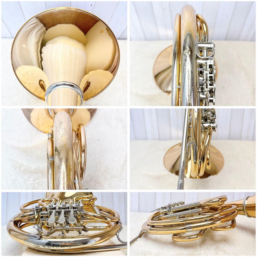 YAMAHA ヤマハ YHR-567GDB フルダブルホルン マウスピース付き