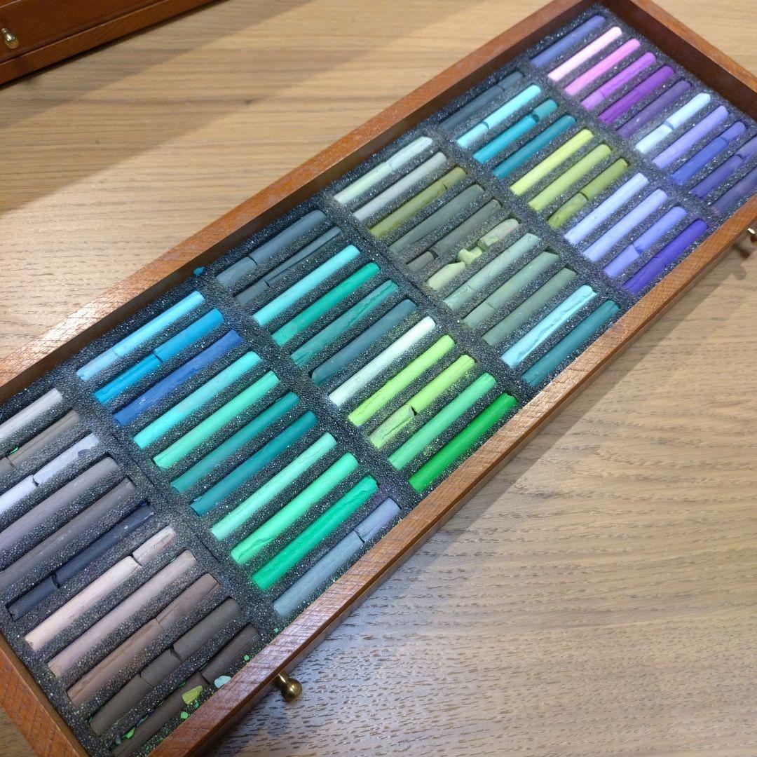 DALER-ROWNEY ラウニー パステル 木箱 訳あり