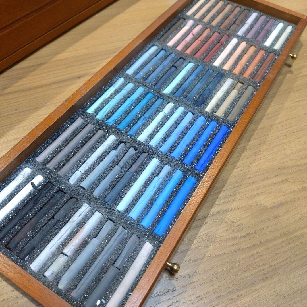 DALER-ROWNEY ラウニー パステル 木箱 訳あり