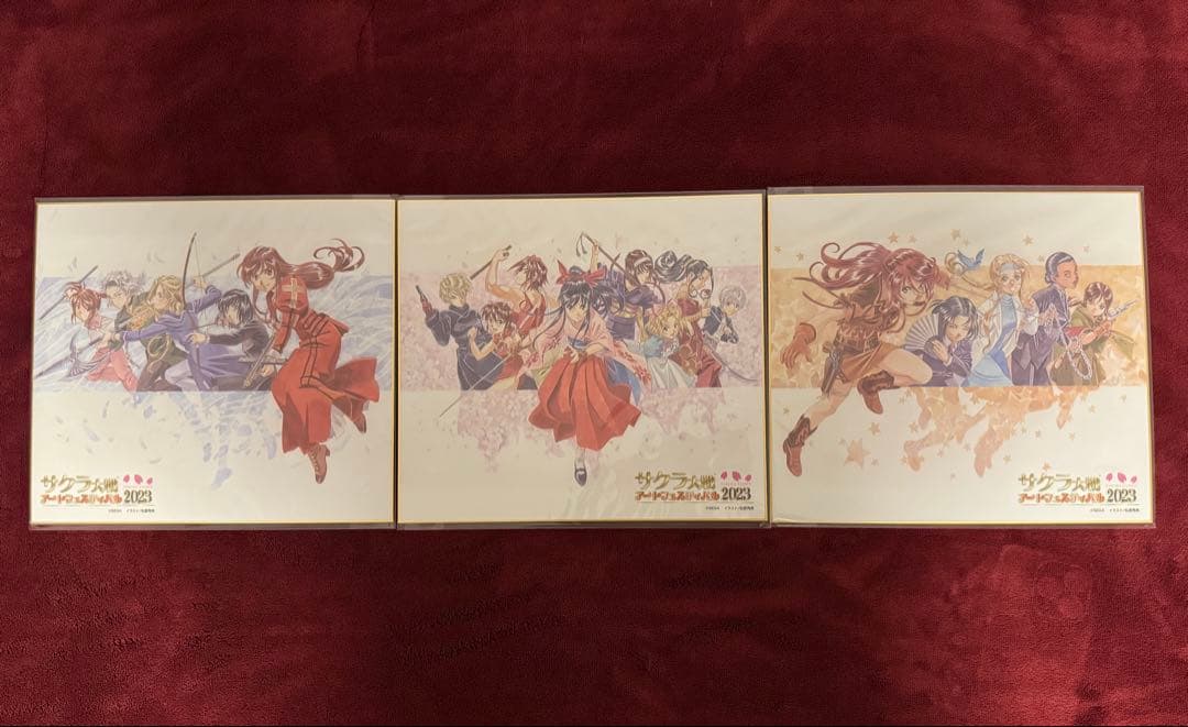 タ*ヌ様 サクラ大戦アートフェス色紙&ポストカードまとめ売り