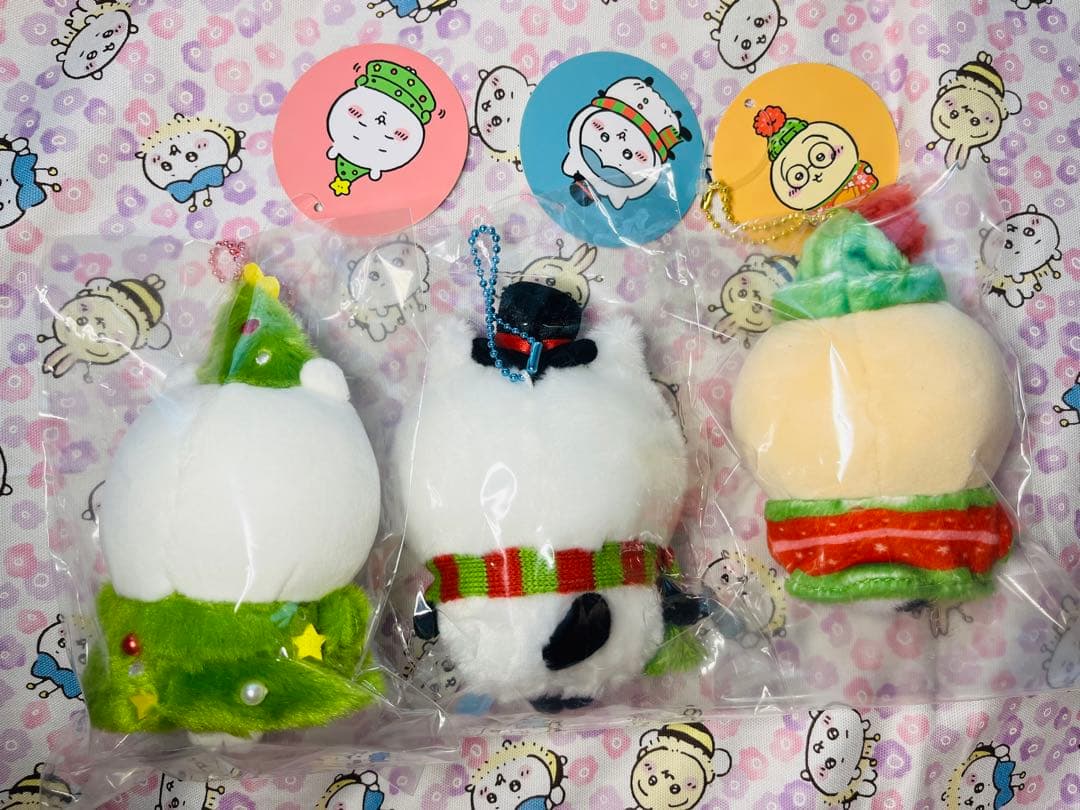 ちいかわ クリスマス ハッピーホリデーなマスコットなど 12点まとめ売り