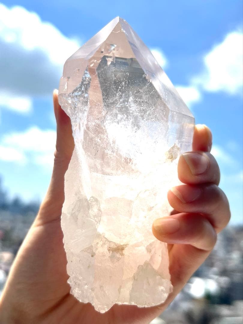 限定プレゼント価格✨美✨希少AAAAヒマラヤ メルー水晶 カテドラル✨大天使光水