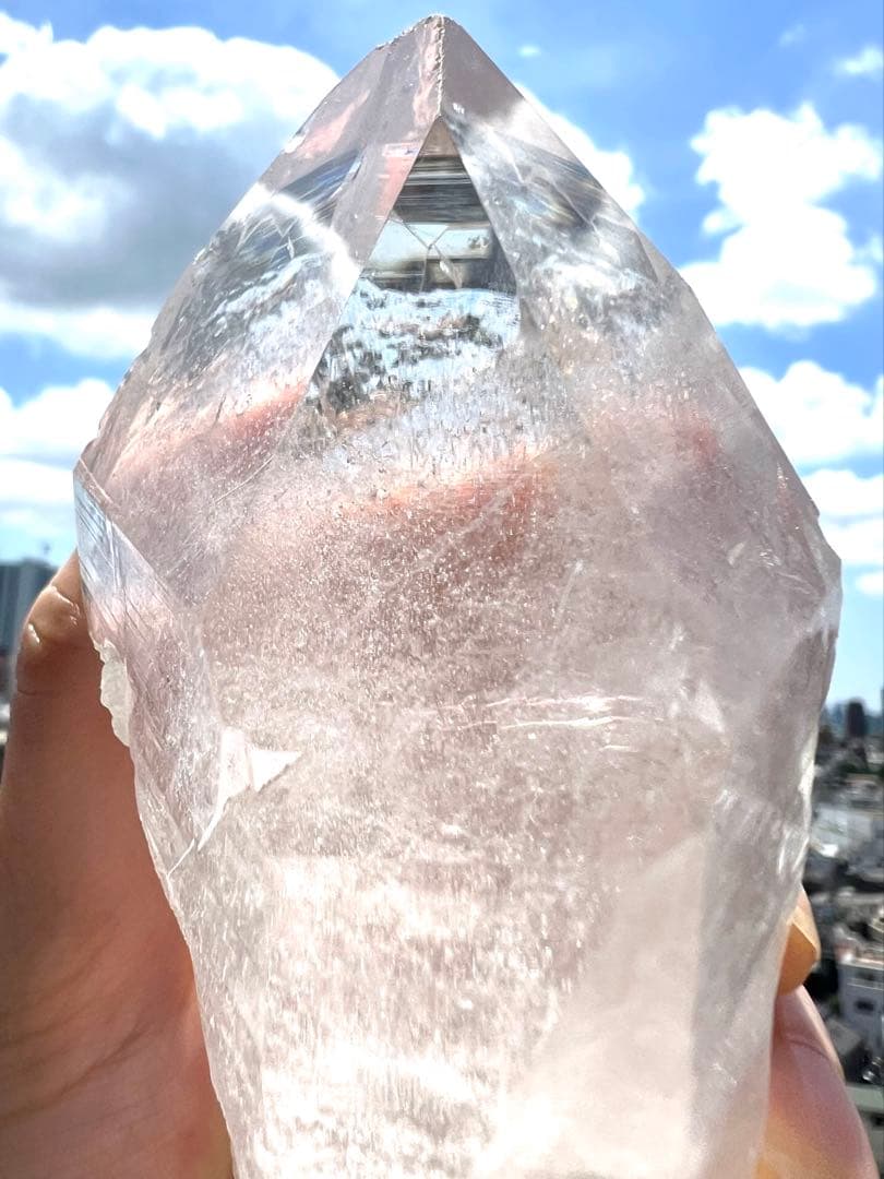 限定プレゼント価格✨美✨希少AAAAヒマラヤ メルー水晶 カテドラル✨大天使光水