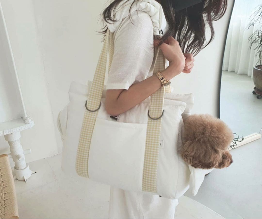 DOUBLE COMMA】THECOM BAG（SM） 犬用キャリーバッグ