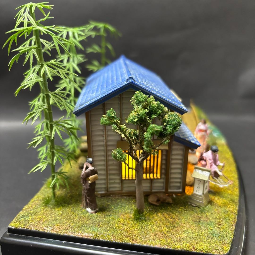 マイクロエース　佃煮屋　風物詩　完成品　ジオラマ