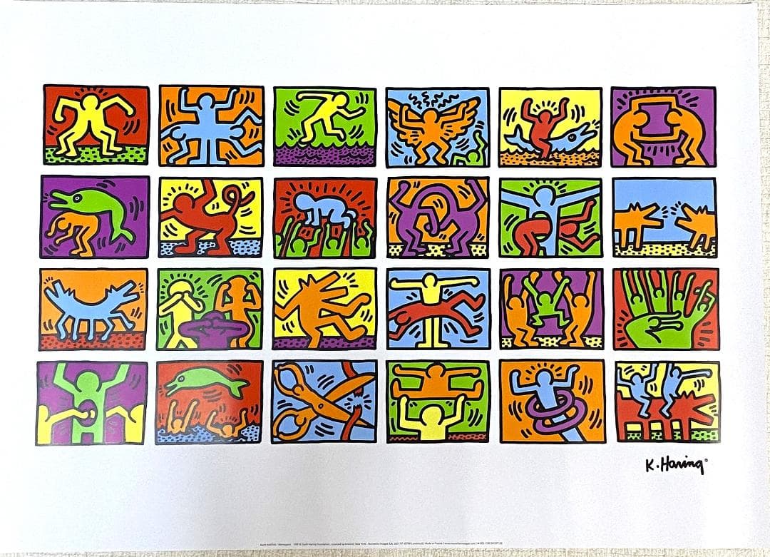 【希少品】キース・ヘリング 大型 リトグラフ