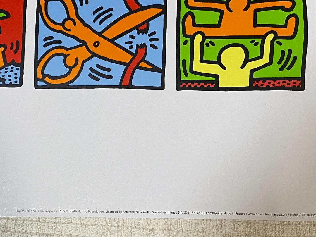 【希少品】キース・ヘリング 大型 リトグラフ
