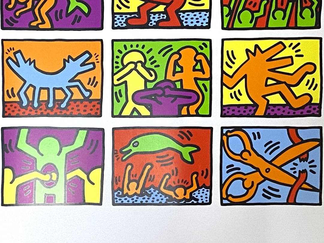 【希少品】キース・ヘリング 大型 リトグラフ