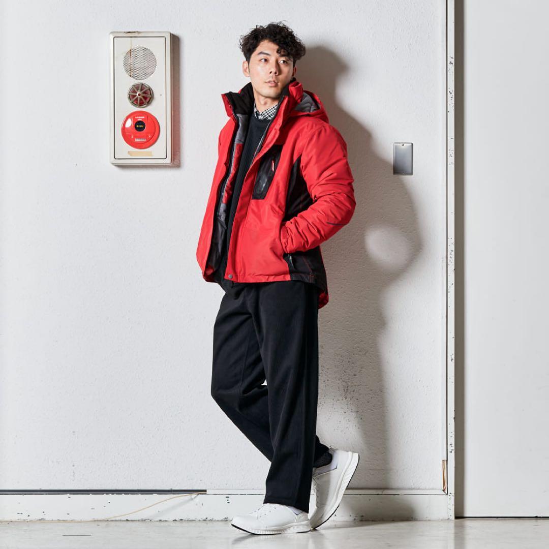 ワークマン　イージス360リフレクト透湿防水防寒ジャケット　レッドLL