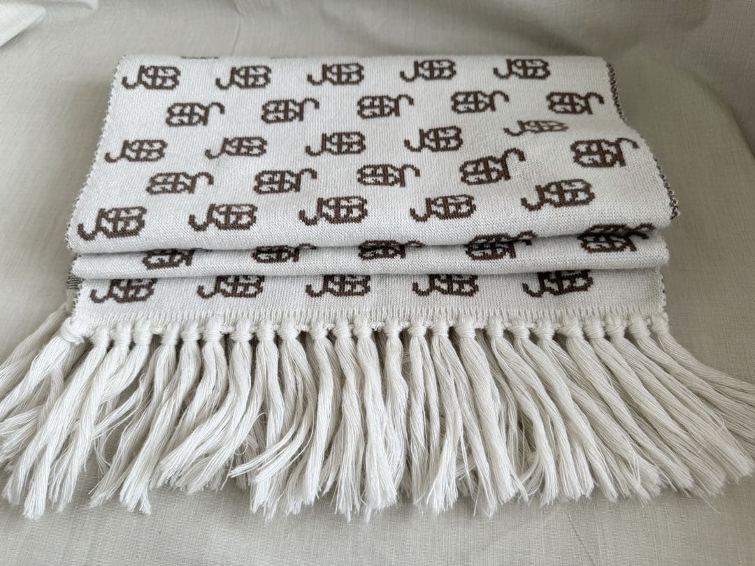 三代目 JSB 10周年記念 ベージュ モノグラム monogram マフラー