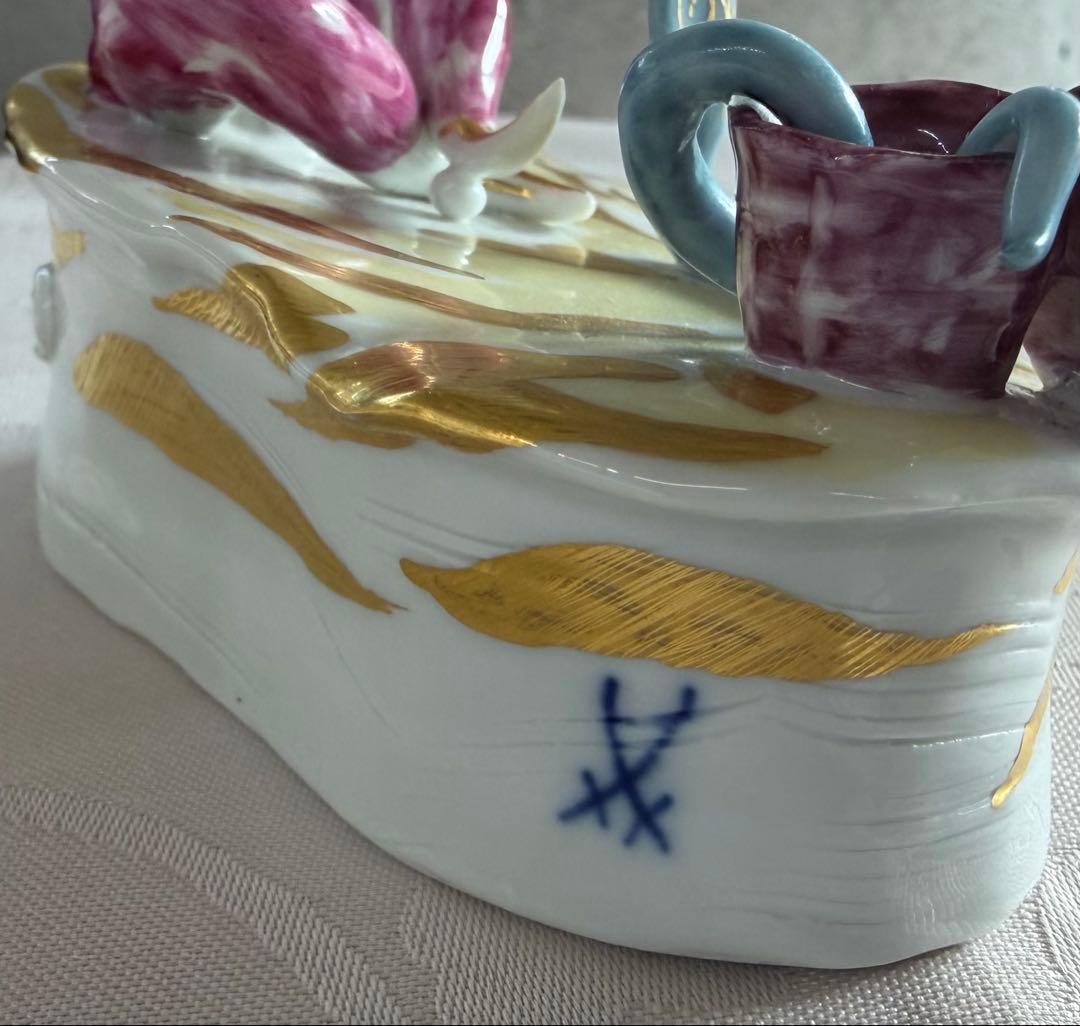 ★マイセン★アトリエ作品★手びねり人形★干支【巳年】★一級品★