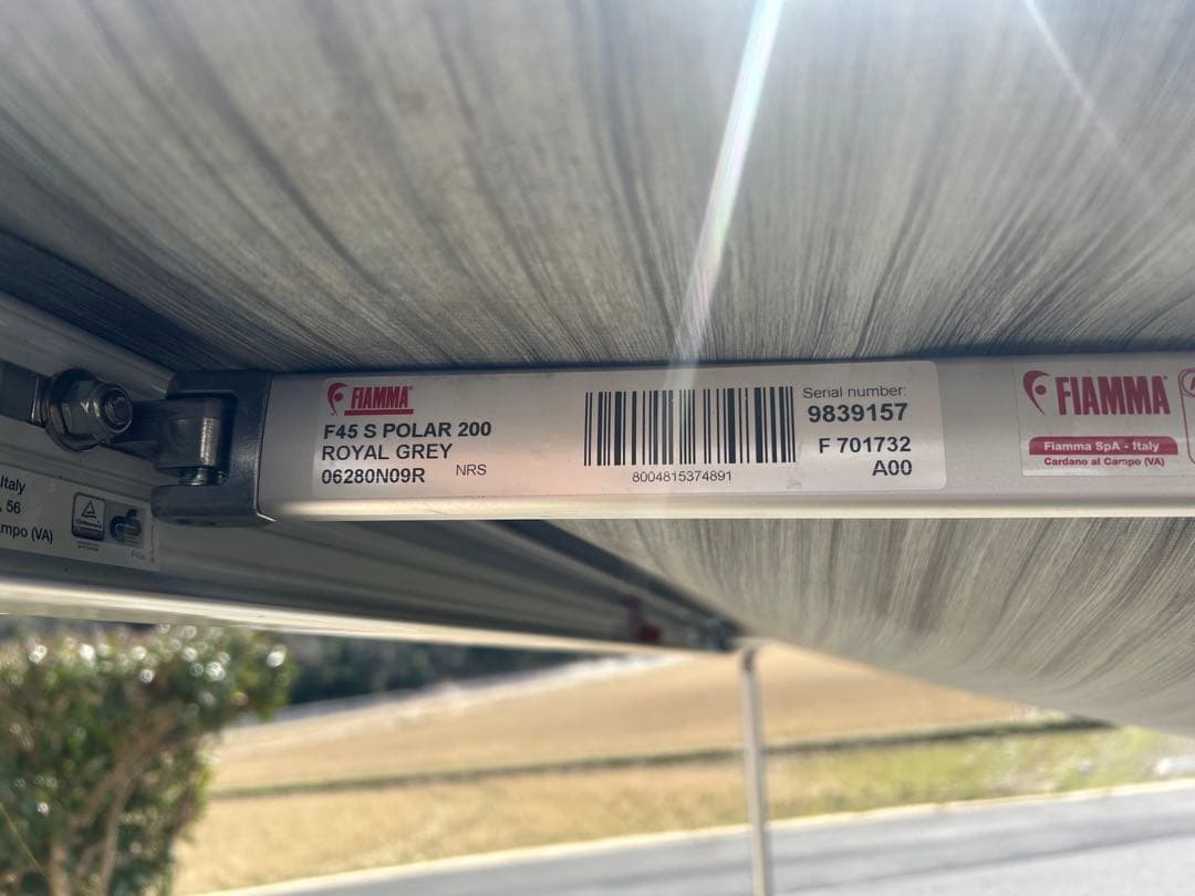 FIAMMA製　カーサイドオーニング F45S