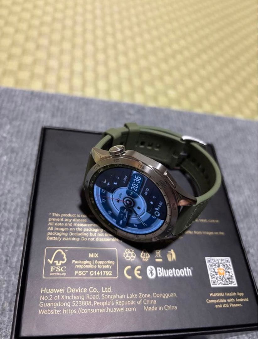 【美品】HUAWEI WATCH GT4 46mm ▪️グリーン スマートウォッチ