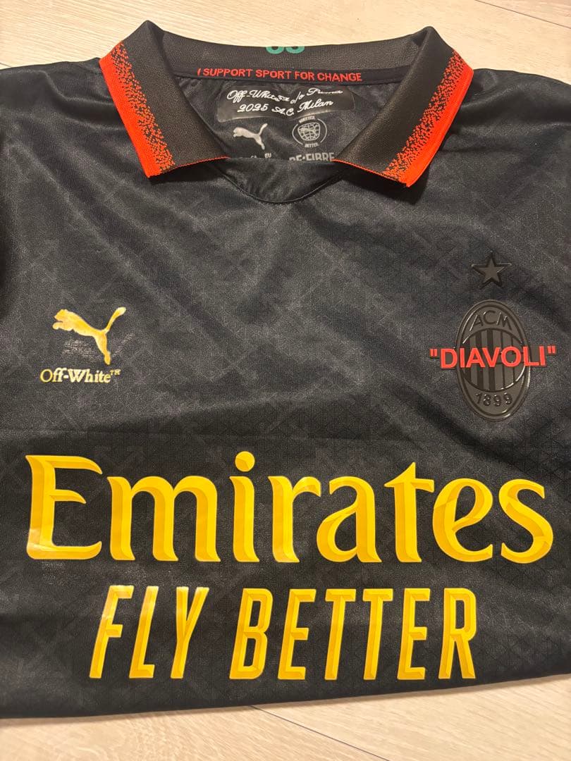 PUMA オフホワイト ACミランユニホーム