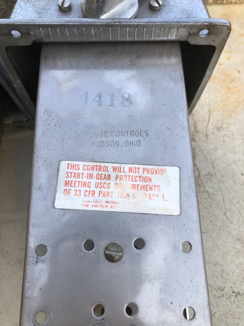 MORSE モース　ツイン　スロットル　レバー　ヤンマー　FM26 船舶