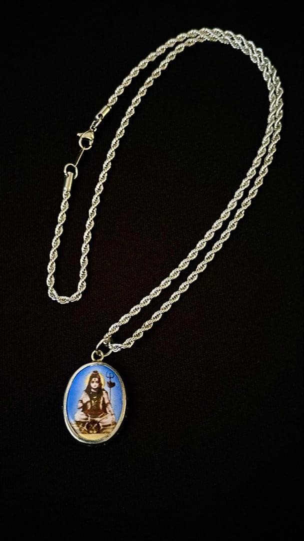 《週末価格》藤井風さん　オームペンダント シヴァ神〈ブルー〉