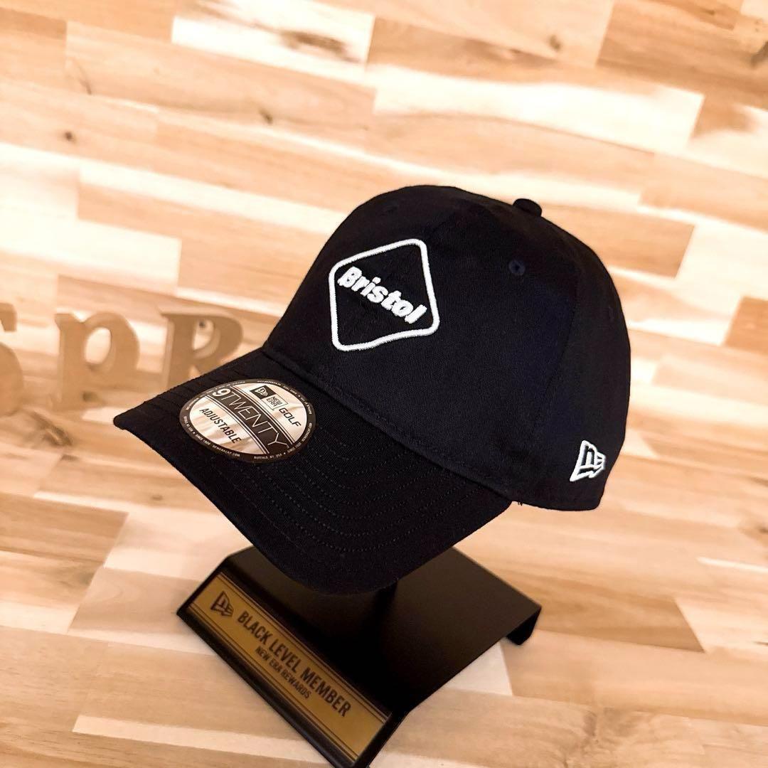 【ニューエラ×エフシーレアルブリストル】コラボ エンブレム ゴルフ キャップ 黒