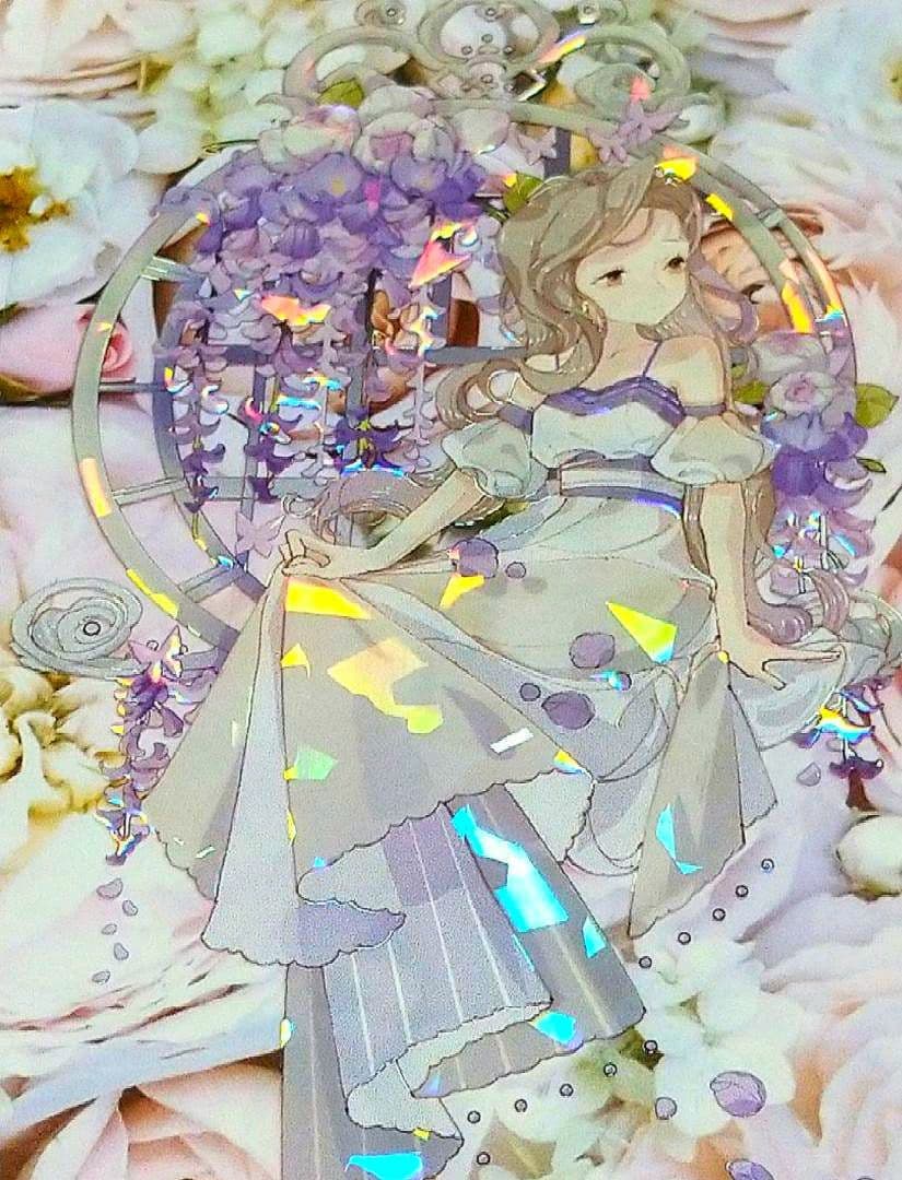 ☆SALE☆J377＃笼中少女(贝壳光) 切り売り海外人物マステ女の子