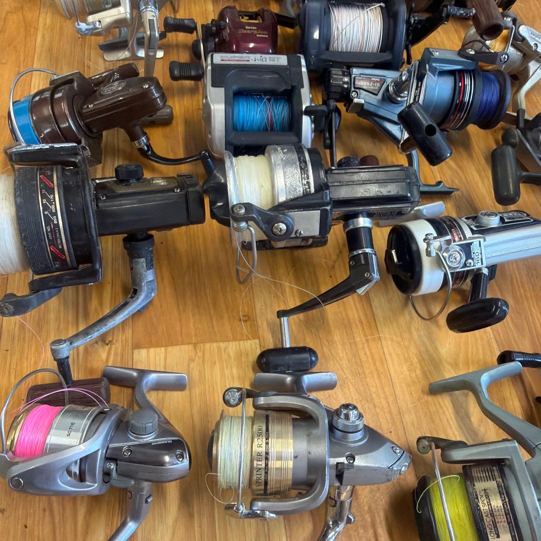 リール おまとめ 21台 動作未確認DAIWA SHIMANO など