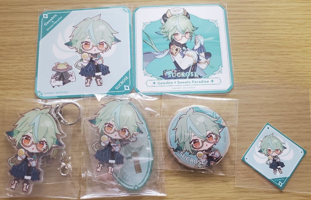 原神　スクロース　6点セットまとめ売り