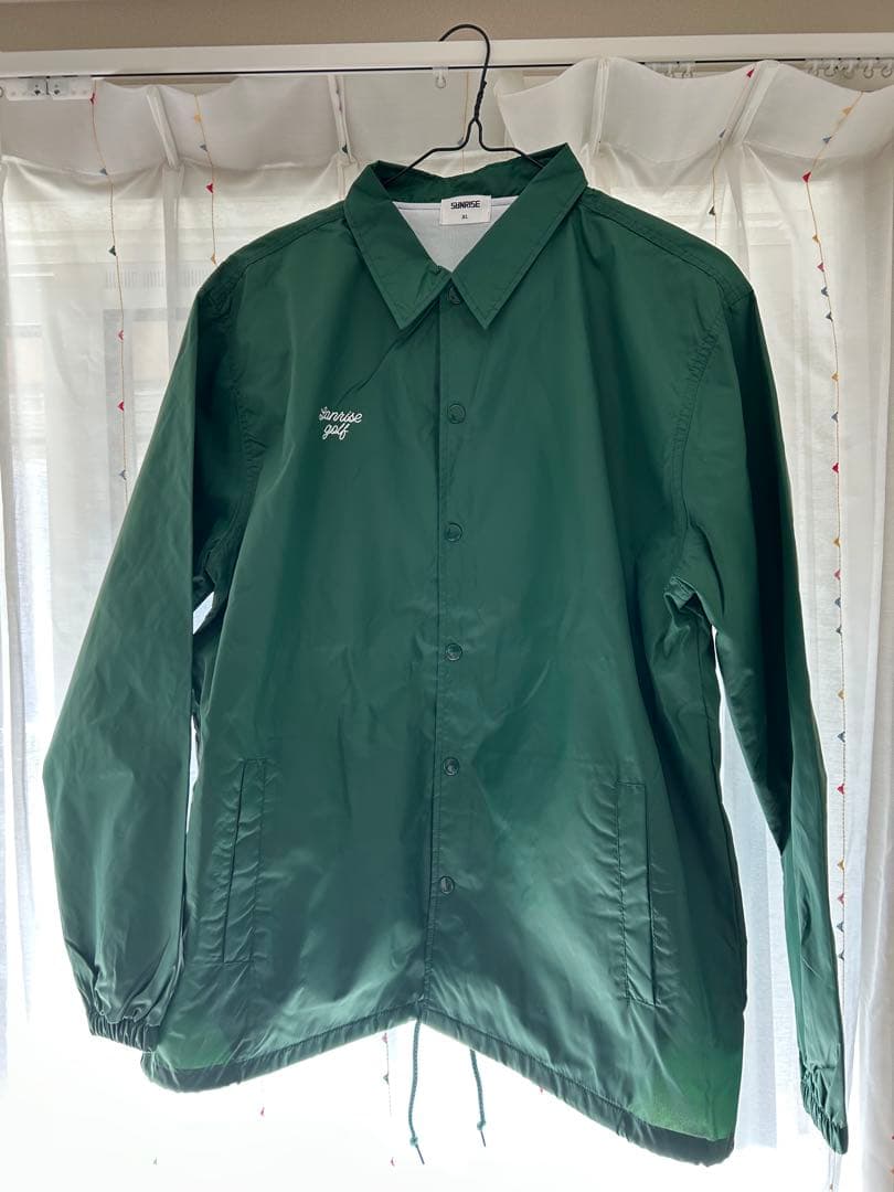 【新品未使用】サンライズsanrise コーチジャケット　グリーン