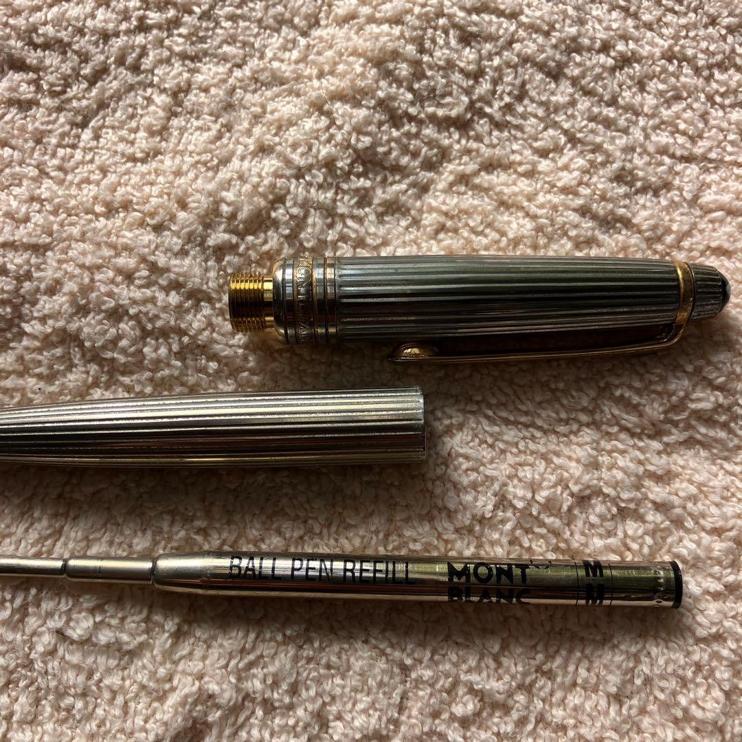Montblanc ボールペン シルバー ストライプ