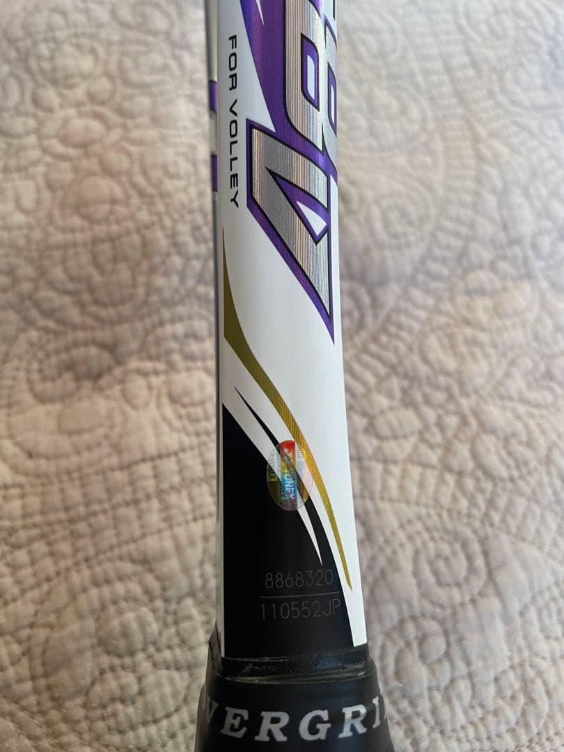 【廃盤レア美品】YONEX NANOFORCE 8V ソフトテニスラケット 紫