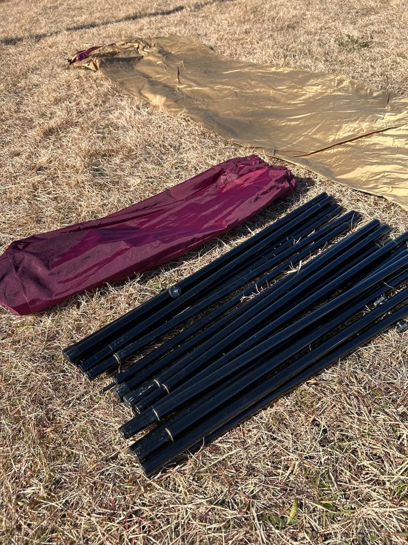 【美品】Coleman ヘキサタープXP MDX エンジ色