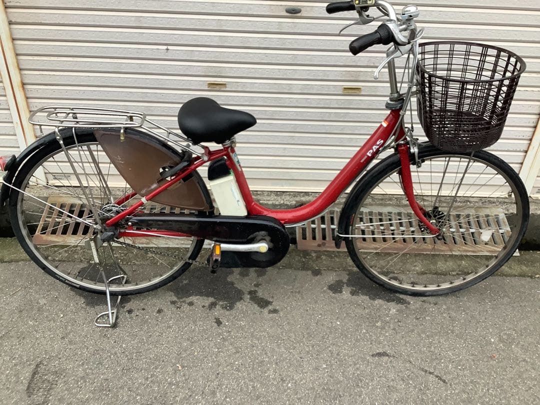 ヤマハ新機種電動アシスト自転車pas26インチブラウンアルミボディー